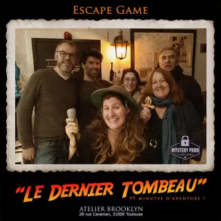 Escape Game - Le Dernier Tombeau (4 à 6 joueurs) - 255 - Escape Game en Famille à Toulouse