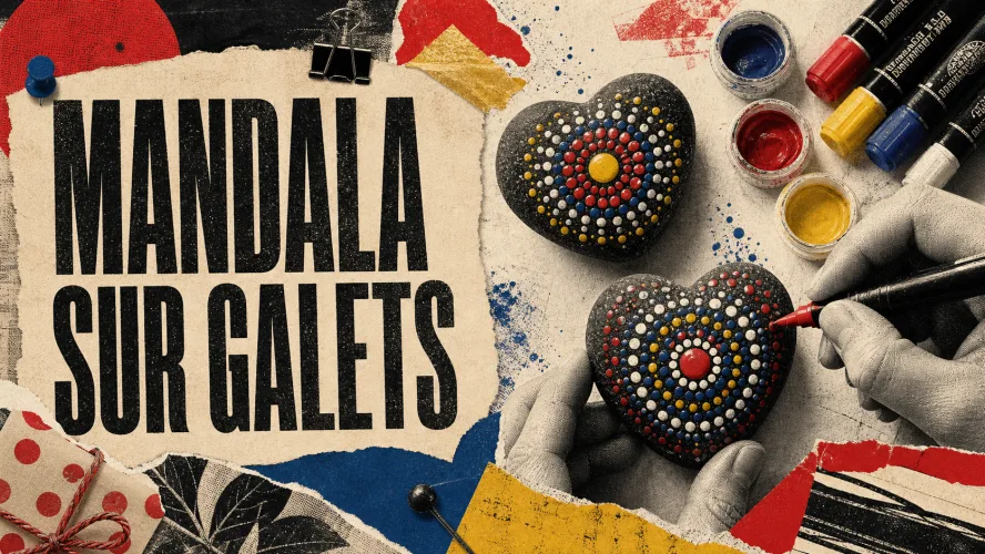 Atelier DIY Mandala sur Galets Cœurs 