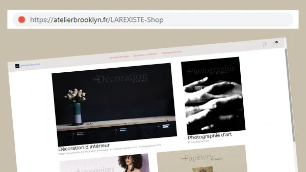 Ouverture e-boutique : LAREXISTE-Shop
