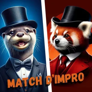 Mini-match d'Impro 1/4 - les Loutres VS les Pandas roux