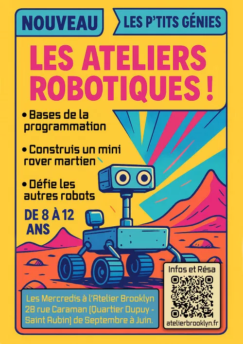 Inscription Atelier Robotique 2025-2026 Semaines Paires