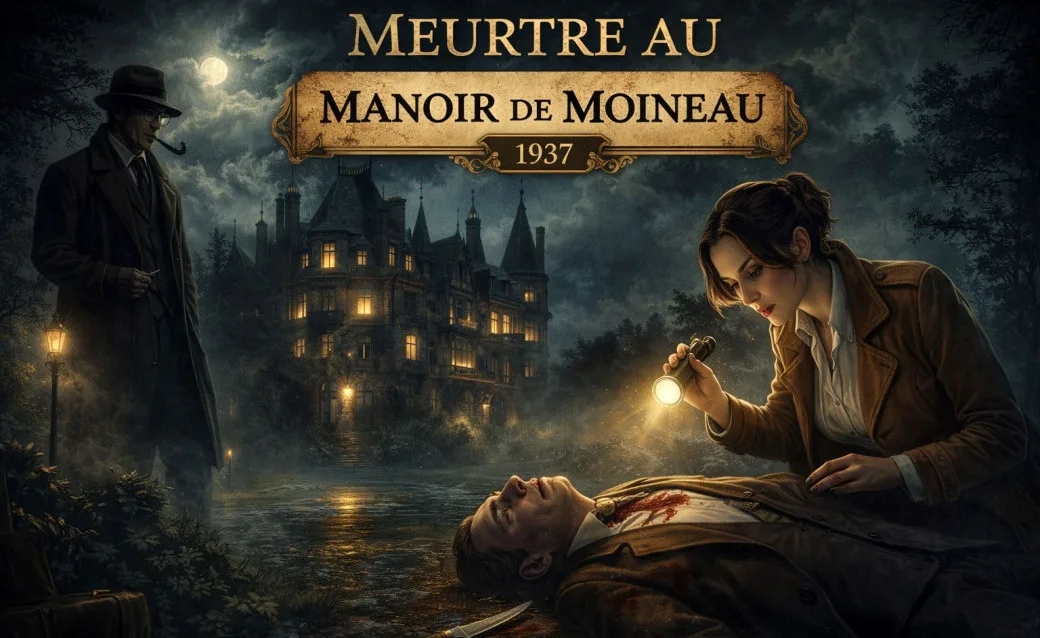 Detective Party - Meurtre au Manoir De Moineau