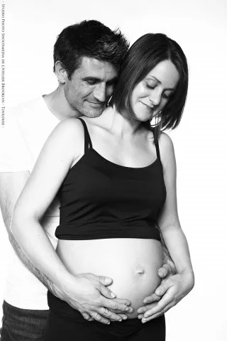 Séance Photo Grossesse - 325 - Photo Couple Enfant Atelier Brooklyn
