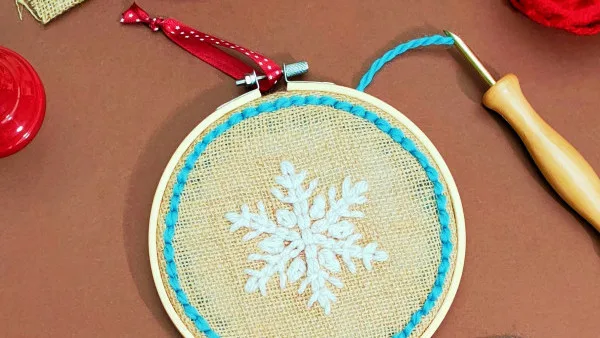 DIY Punch Needle esprit de Noël - Enfants dès 9 ans.