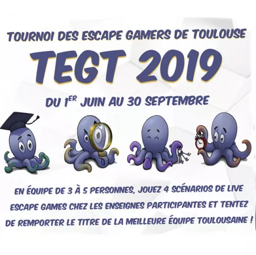 TEGT 2019 TOURNOI DES ESCAPE GAMERS DE TOULOUSE 4ÈME ÉDITION