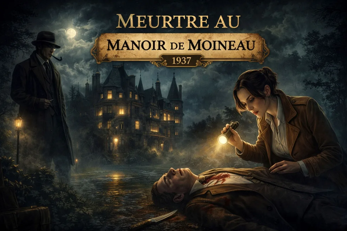 Detective Party - Meurtre au Manoir De Moineau
