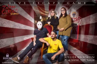 Curious Circus <br> Escape à louer - 268 - Curius Circus - Escape Game Toulouse