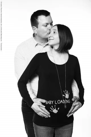 Séance Photo Grossesse - 327 - Photo Couple Enfant Atelier Brooklyn