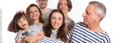 Séance photo studio famille