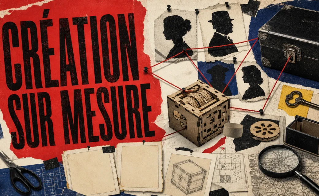 Prestation de Création d'Escape Game / Jeu d'Énigme / Murder Party sur mesure