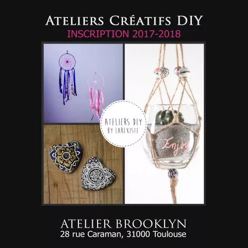 Ateliers Créatifs DIY Ados/Adultes - Inscription 2017-2018