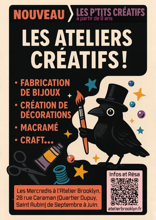 Les P'tits Créatifs du Mercre-DIY ! 14h30-16h semaines PAIRES